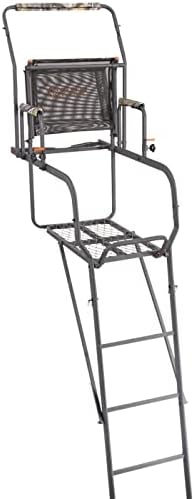 Guide Gear 15.5' Climbing Ladder Tree Stand for Hunting with Mesh Seat  Hunting Gear  Equipment  and Accessories