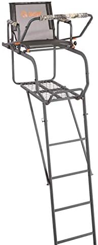 Guide Gear 15.5' Climbing Ladder Tree Stand for Hunting with Mesh Seat  Hunting Gear  Equipment  and Accessories