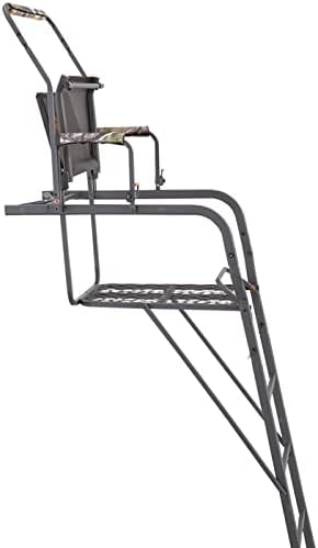 Guide Gear 15.5' Climbing Ladder Tree Stand for Hunting with Mesh Seat  Hunting Gear  Equipment  and Accessories