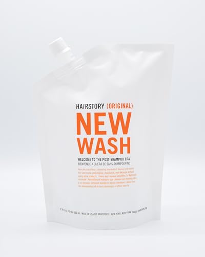 Hairstory New Wash ORIGINAL Hair Cleansing Cream for All Hair Types | Scalp Balancing  Color Protectant  Natural | Sulfate  Detergent  Paraben & Cruelty-Free | Shampoo & Conditioner Alternative  20oz