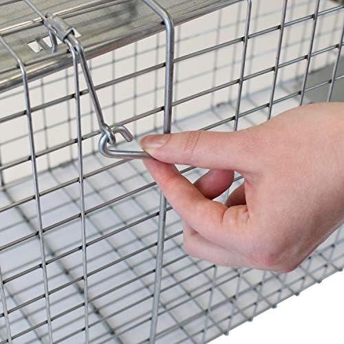 Havahart 1079SR Large 1-Door Humane Catch and Release Live Animal Trap for Raccoons  Cats  Bobcats  Beavers  Small Dogs  Groundhogs  Opossums  Foxes  Armadillos  and Similar-Sized Animals