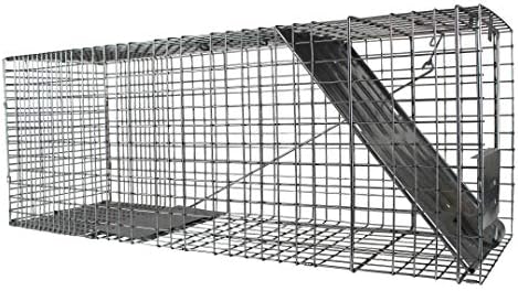 Havahart 1079SR Large 1-Door Humane Catch and Release Live Animal Trap for Raccoons  Cats  Bobcats  Beavers  Small Dogs  Groundhogs  Opossums  Foxes  Armadillos  and Similar-Sized Animals