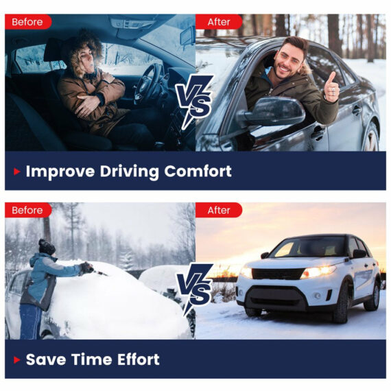 Hcalory 12V Diesel Air Heater 5KW-8KW with LCD & Remote, Black - For Cars, RVs, Boats, Trucks