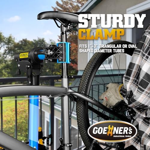 Heavy Duty Bike Repair Stand (Max 110 lbs) - Portable Bicycle Stand Maintenance Workstand Aluminum Made For Electric Bikes  Mountain Bike and Road Bike