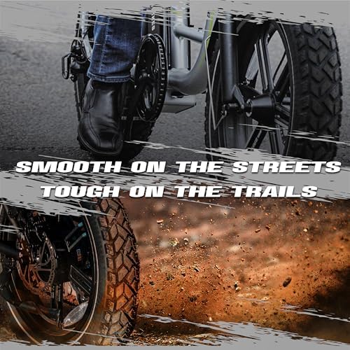 HEB ALLSCAPE Heavy Duty 26x4 / 20x4 Bike Tire - High-Performance Puncture Resistant Fat Tire for E-Bikes Mountain Bikes  Bike Tire for Street + Trail Riding