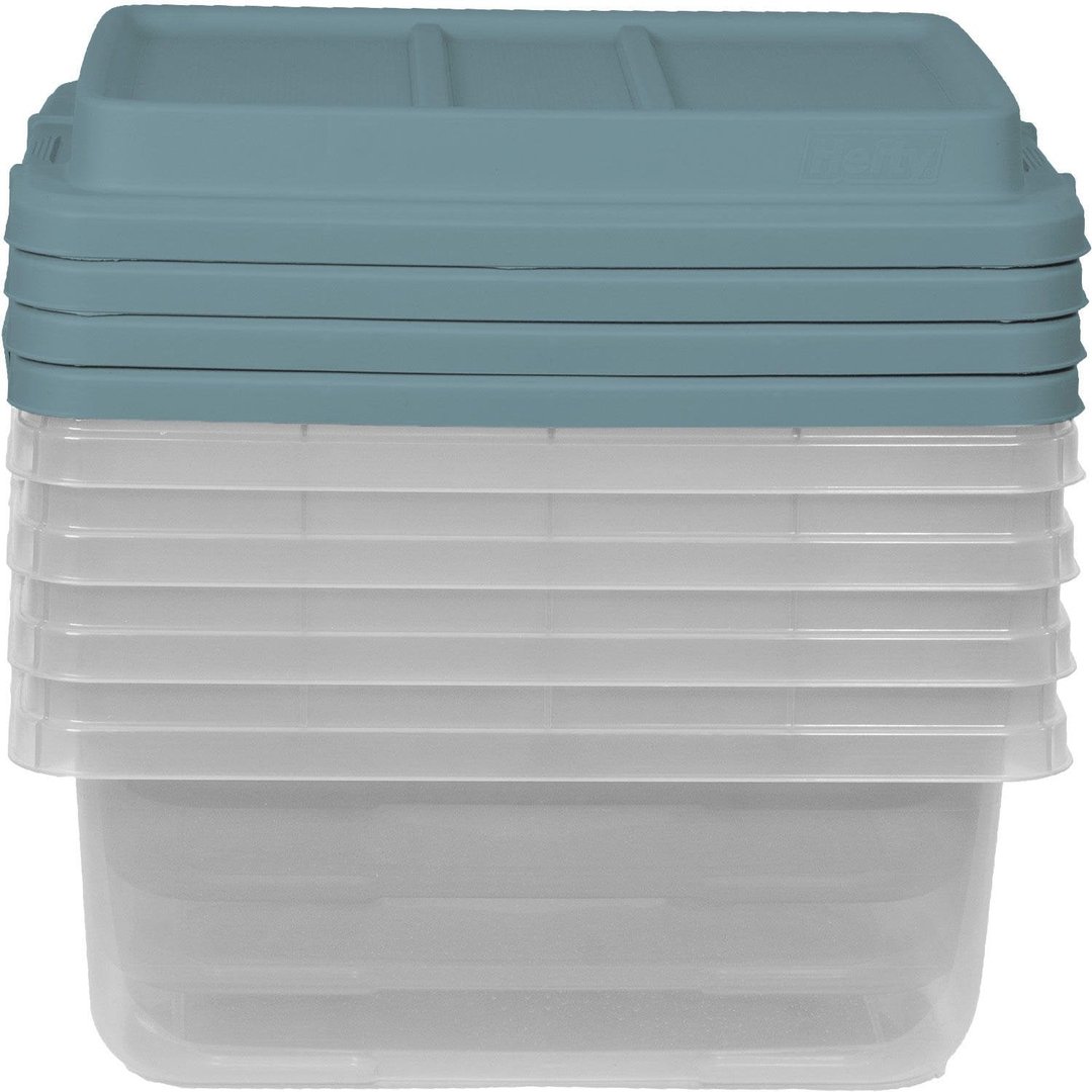 Hefty 18 Quart Hi-Rise Storage Bin (4 Pk.)