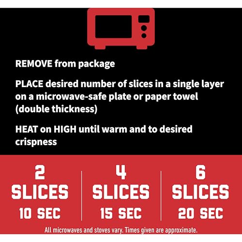 Hormel Black Label Fully Cooked Bacon 10.5 Ounce (Pack of 1)