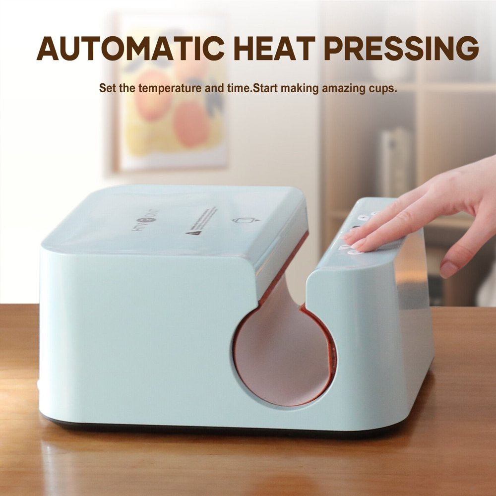 HTVRONT Auto Mug Heat Press Machine for Sublimation, Durable Metal, Easy DIY Cup Printing