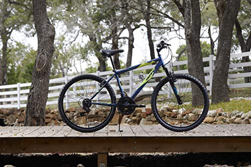 Huffy Hardtail Mountain Bike, Stone Mountain 26 inch, 21-Speed, Lightweight
