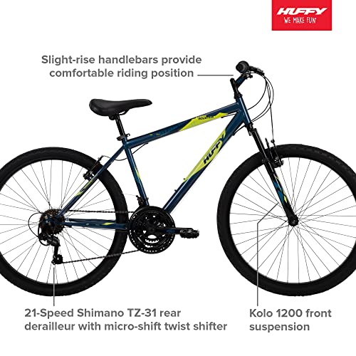 Huffy Hardtail Mountain Bike, Stone Mountain 26 inch, 21-Speed, Lightweight
