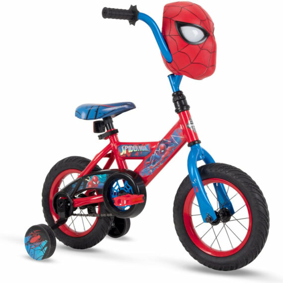 Huffy Marvel Spider-Man 12" Boys' Bike with Training Wheels & EZ Build