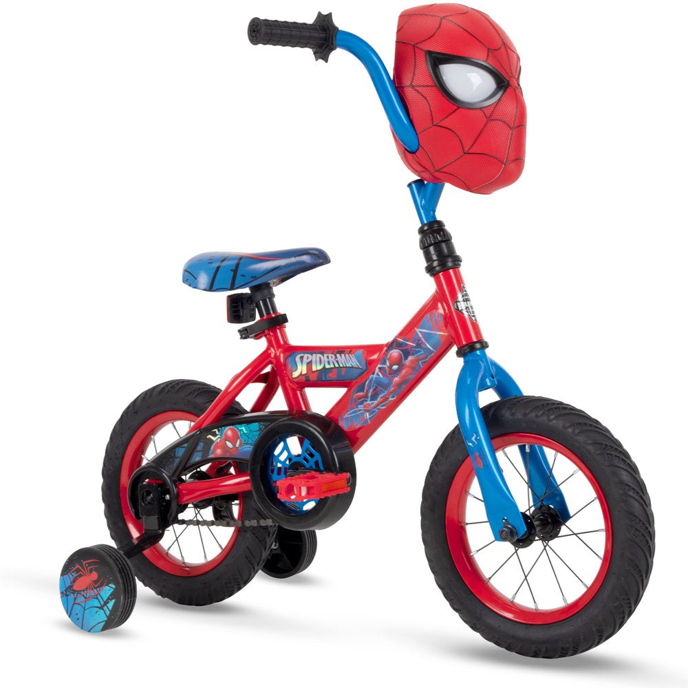 Huffy Marvel Spider-Man 12″ Boys’ Bike with Training Wheels & EZ Build