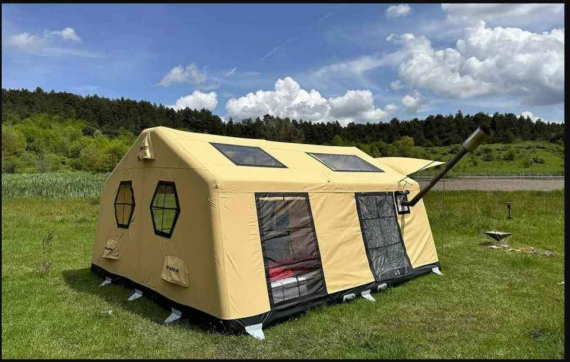 Inflatable camping tent , extra large (ELARIO XL)