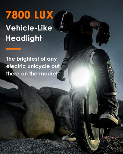 INMOTION V11 Electric Unicycle - 18 Inch Self-Balancing Monowheel, Equipped with 3.35'' Air Suspension