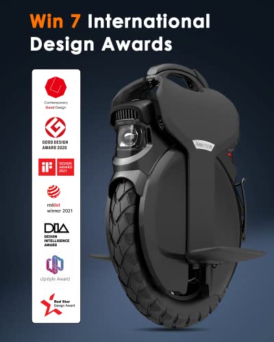 INMOTION V11 Electric Unicycle - 18 Inch Self-Balancing Monowheel, Equipped with 3.35'' Air Suspension