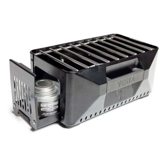 InstaFire VESTA Self-Powered Compact Heater & Stove, Indoor/Outdoor, Off-Grid, Emergency Use