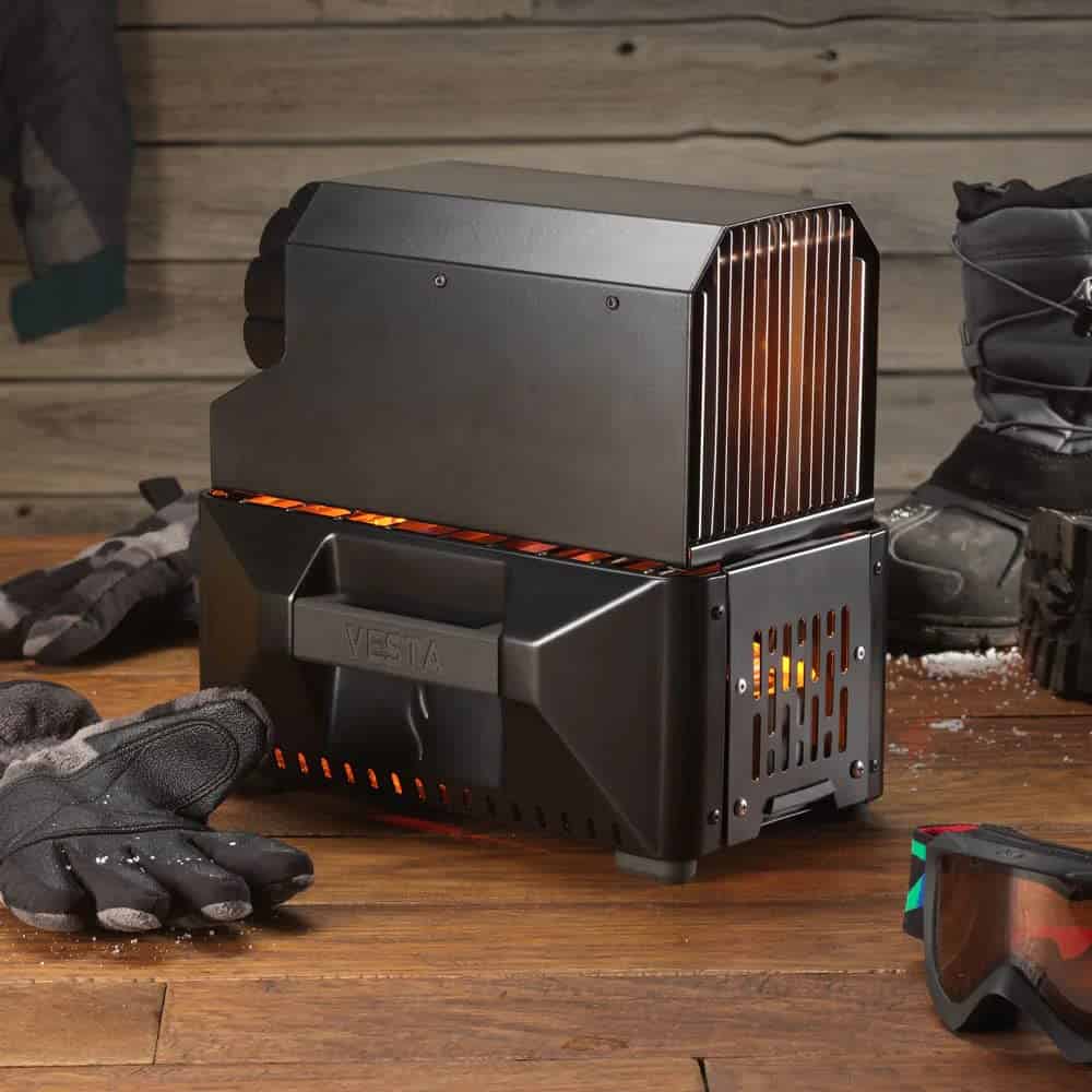 InstaFire VESTA Self-Powered Compact Heater & Stove, Indoor/Outdoor, Off-Grid, Emergency Use