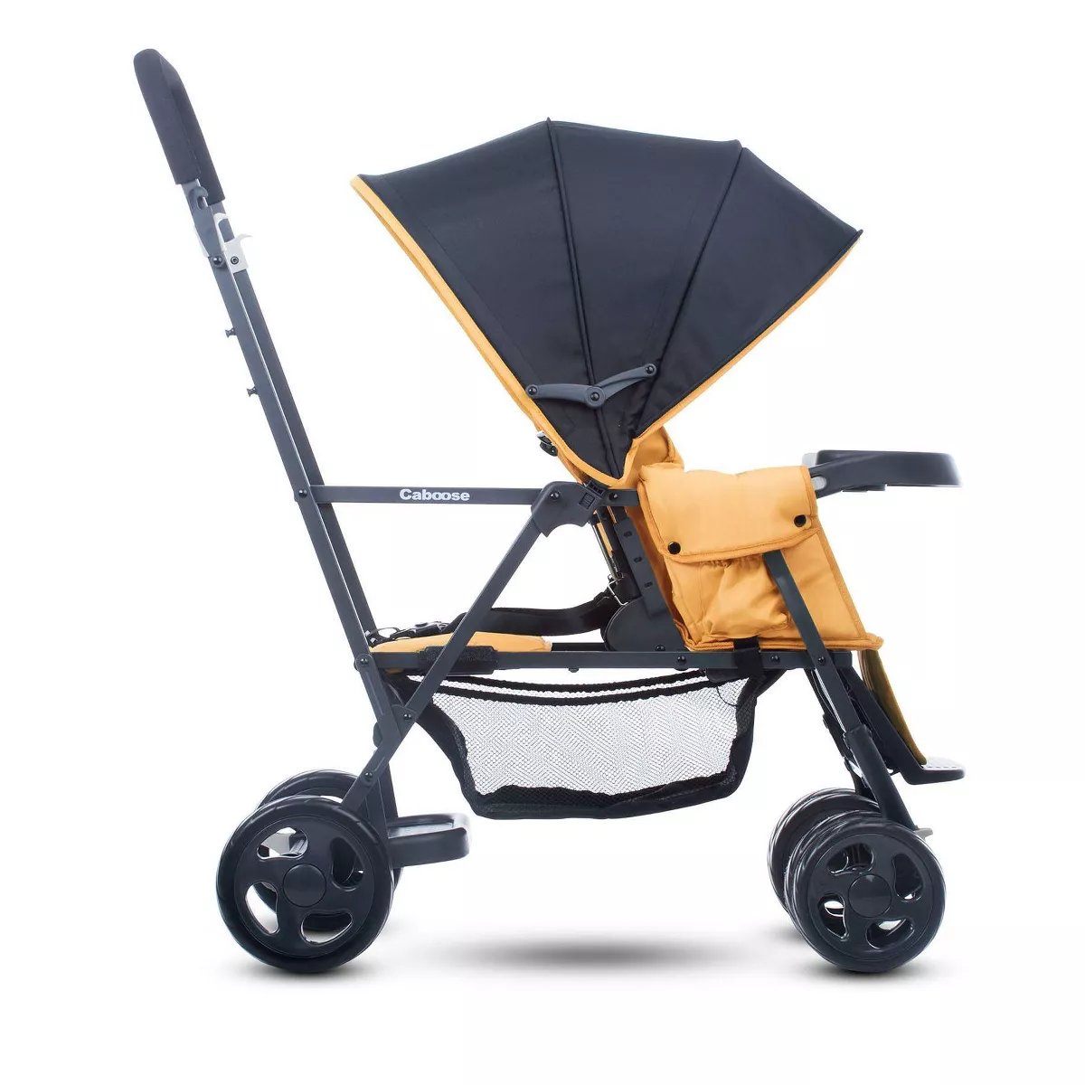 Joovy Caboose Graphite Sit Stand Double Stroller - Amber