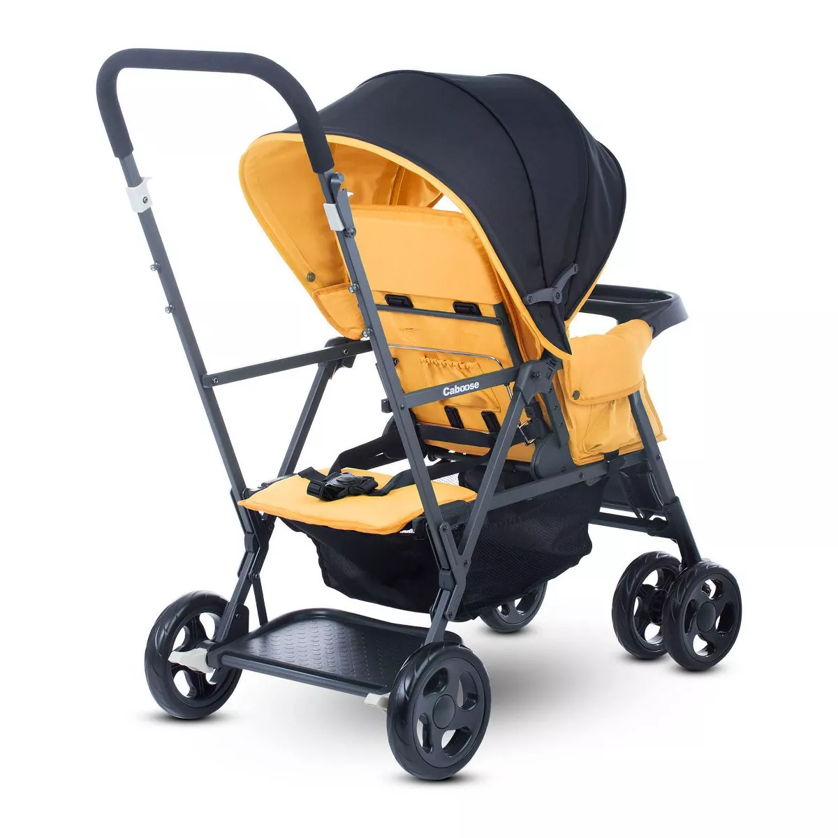 Joovy Caboose Graphite Sit Stand Double Stroller – Amber