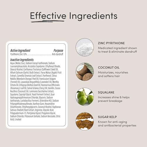 Jupiter Color Safe Dandruff Shampoo and Conditioner - Relieves Dry  Flaky  Itchy Scalp - Sulfate Free - Dry Scalp Shampoo and Conditioner - 9.5 fl oz each