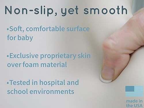 Keekaroo Peanut Changer Vanilla – the Original Made in USA easy-to-clean changing pad and the only shell over foam  fully impermeable to fluid