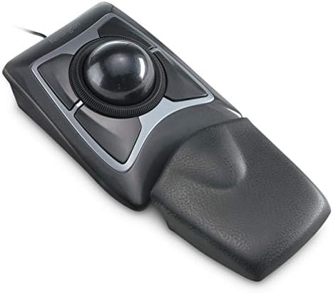 Kensington Expert Trackball Mouse (K64325) Black Silver 5"W x 5-3/4"D x 2-1/2"H