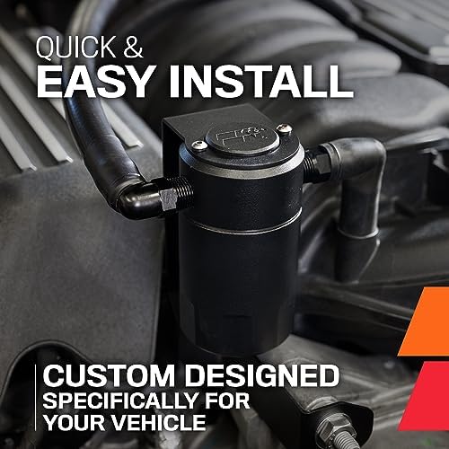 K&N Air Oil Separator compatible with 2014-2018 Silverado 1500  2015-2020 Suburban  2015-2020 Tahoe|2014-2018 GMC Sierra 1500  2015-2019 Yukon|(See description for all applications) Catch Can  81-0805