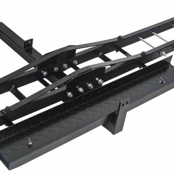 KOJEM Heavy Duty 500 Lbs Motorcycle Dirt Bike Carrier Rack with Ramp for 2" Hitch Receiver