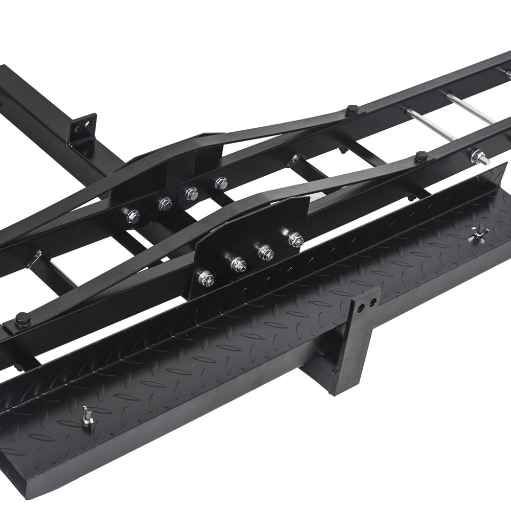 KOJEM Heavy Duty 500 Lbs Motorcycle Dirt Bike Carrier Rack with Ramp for 2" Hitch Receiver