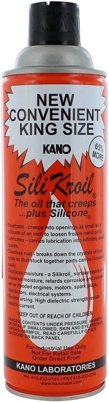 Kroil Kano Sili Penetrating Oil King Size, 16.5 oz aerosol – (SILIKING)