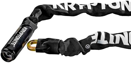 Kryptonite Keeper 785 Bike Chain Lock  2.8 Feet Long Heavy Duty Anti-Theft Bicycle Chain Lock with Keys for Bike  Motorcycle  Scooter  Bicycle  Door  Gate  Fence