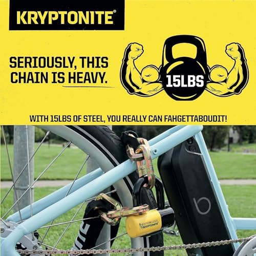 Kryptonite New York Fahgettaboudit Chain 1415 & New York Disc Lock
