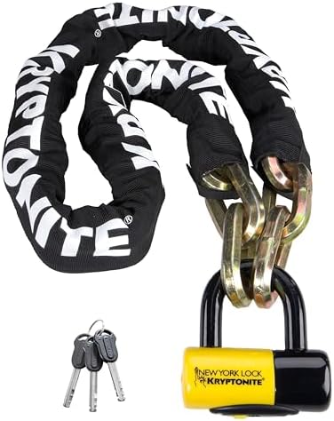 Kryptonite New York Fahgettaboudit Chain 1415 & New York Disc Lock