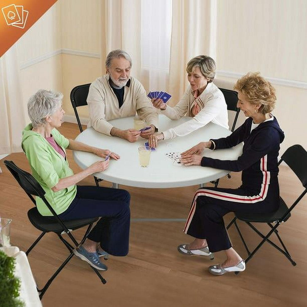 Ktaxon 10 Pack Plastic Folding Chairs Wedding Banquet Seat Party Event Chair