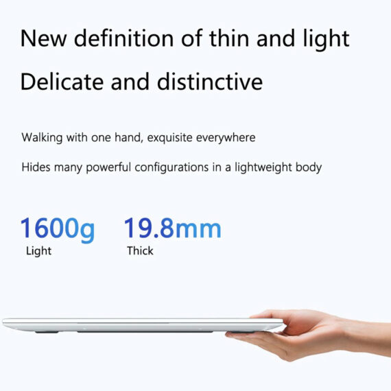 KUU 15.6" Laptop Intel Celeron N5095, 16GB RAM, 512GB SSD, Win 11 Pro, Backlit Keyboard, Wifi & Bluetooth