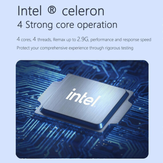 KUU 15.6" Laptop Intel Celeron N5095, 16GB RAM, 512GB SSD, Win 11 Pro, Backlit Keyboard, Wifi & Bluetooth