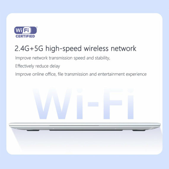 KUU 15.6" Laptop Intel Celeron N5095, 16GB RAM, 512GB SSD, Win 11 Pro, Backlit Keyboard, Wifi & Bluetooth