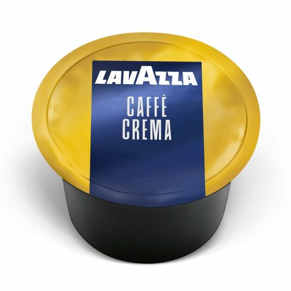 Lavazza Blue Caffe Crema Espresso Capsules, 100% Arabica, 100 Count, Italian Roast, Biscotti & Jasmine Notes
