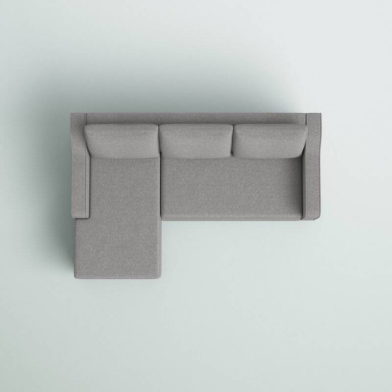 Liberty 84" Wide Reversible Sleeper Sofa & Chaise