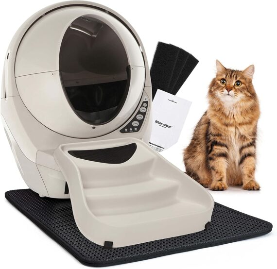Litter-Robot 3 Core Bundle by Whisker – Self-Cleaning Cat Litter Box
