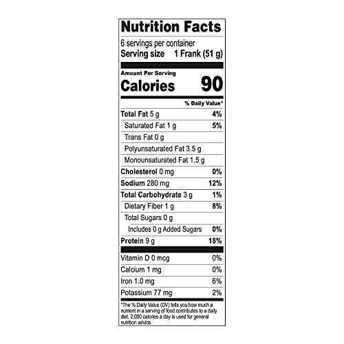 Loma Linda Big Franks - Plant-Based Sausages in Convenient 12-Pack 15oz Cans for Hearty Meatless Meals