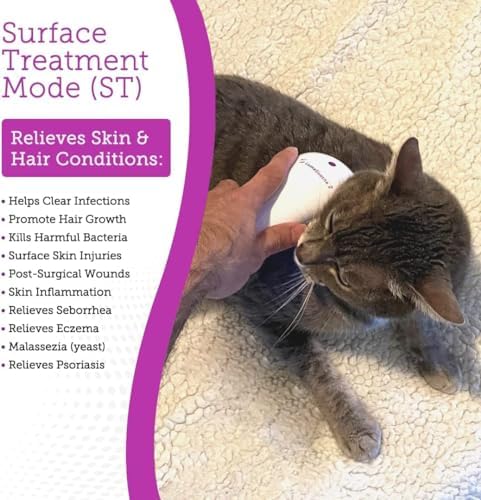 LumaSoothe 2 Light Therapy for Dogs and Pets - LED Light Therapy for Pain Relief  Muscle & Joint Pain  Reduce Inflammation  Heal Wounds  & Clear Skin Problems with 2 Therapy Modes