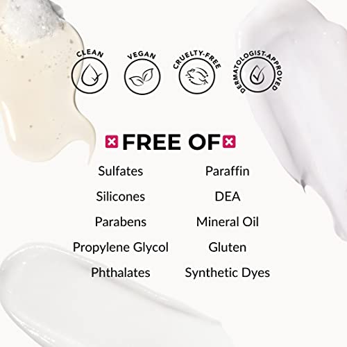 LUS (Love Ur Self) 3-Step System Shampoo and Conditioner Set with All-in-One Styler for Curly Hair Nongreasy & Moisturizing - 8.5oz each