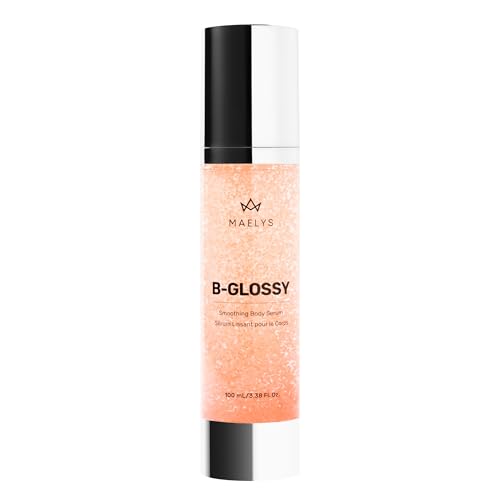 MAËLYS B-GLOSSY Smoothing Body Serum - Anti-Aging Hyaluronic Acid Serum for Body Wrinkles - Hydrating Wrinkle Serum with Peptides & Shea Butter To Smooth The Appearance Of Wrinkles
