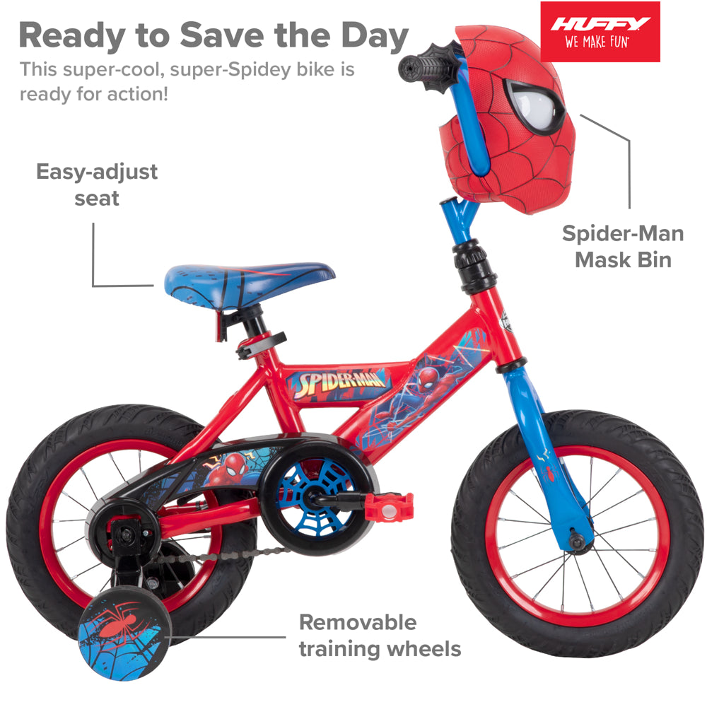 Marvel 12" Bike with Training Wheels for Boys