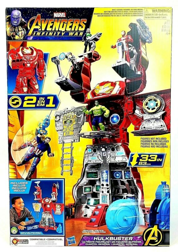 Marvel E0565 Avengers: Infinity War 33×22 Hulkbuster Ultimate Figure HQ Playset to