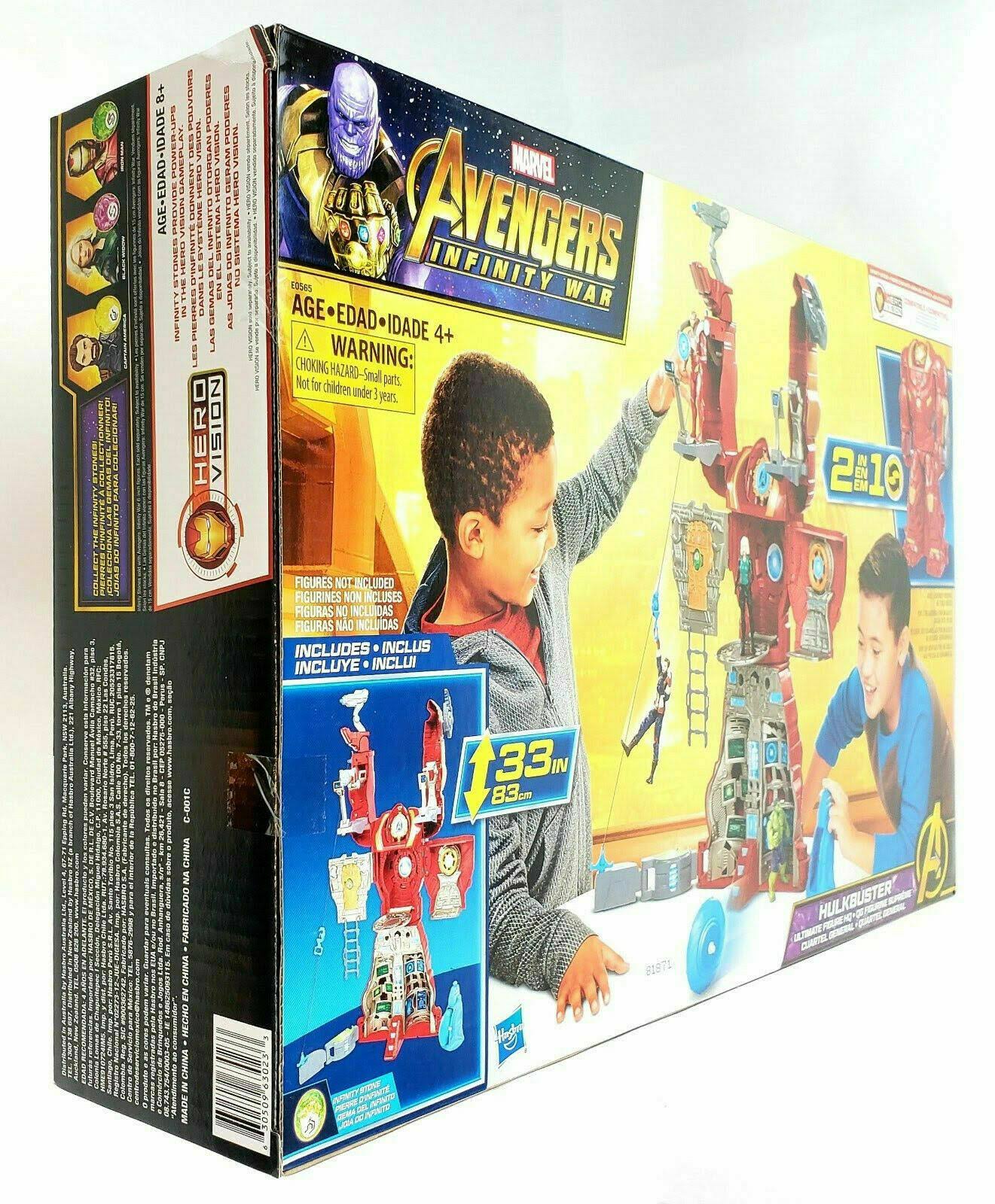 Marvel E0565 Avengers: Infinity War 33×22 Hulkbuster Ultimate Figure HQ Playset to