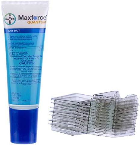 Maxforce Quantum 0.03% Imidacloprid Ant Control Liquid Bait with 10 stations  120 Gram Bottle