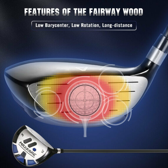 MaxKare Complete Golf Clubs Set Golf Men'S Regular 13-Piece