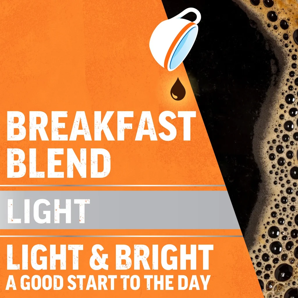 Maxwell House Breakfast Blend Light Roast Coffee Pods, 100 K-Cups, Kosher Certified